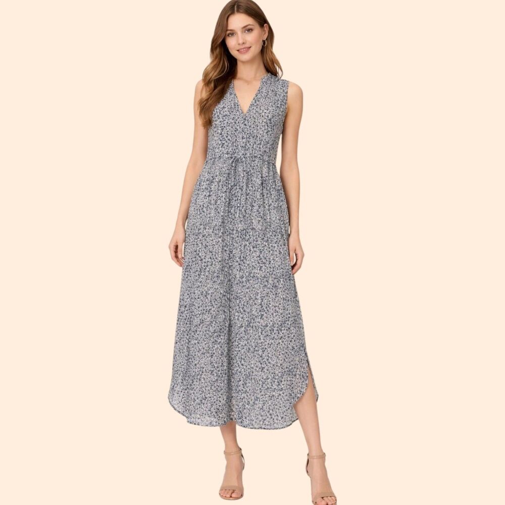 James Perse Floral Midi Dress
